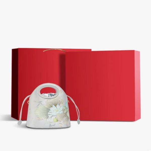 08_Printed_Jacquard_Lotus_Gray_Drawstring_Bucket_Bag_LD120670 08_Printed_Jacquard_Lotus_Gray_Drawstring_Bucket_Bag_LD120670