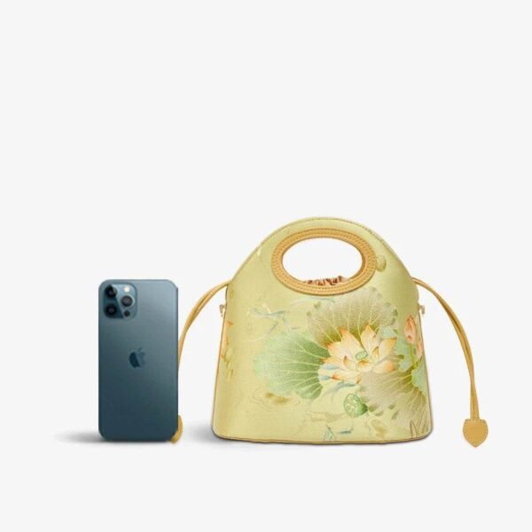 08_Printed_Jacquard_Lotus_Green_Drawstring_Bucket_Bag_LD120670 08_Printed_Jacquard_Lotus_Green_Drawstring_Bucket_Bag_LD120670