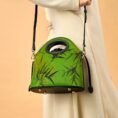 1_Xiangyunsha_Silk_Bamboo_Green_Drawstring_Bucket_Bag_YS120670-2