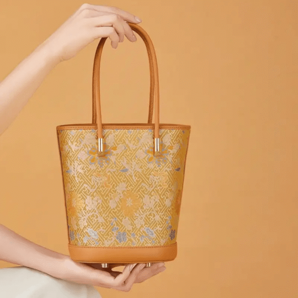 3_Song_Brocade_Mulberry_Silk_Tote_Bucket_Bag_P120636 3_Song_Brocade_Mulberry_Silk_Tote_Bucket_Bag_P120636