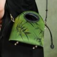 4_Xiangyunsha_Silk_Bamboo_Green_Drawstring_Bucket_Bag_YS120670