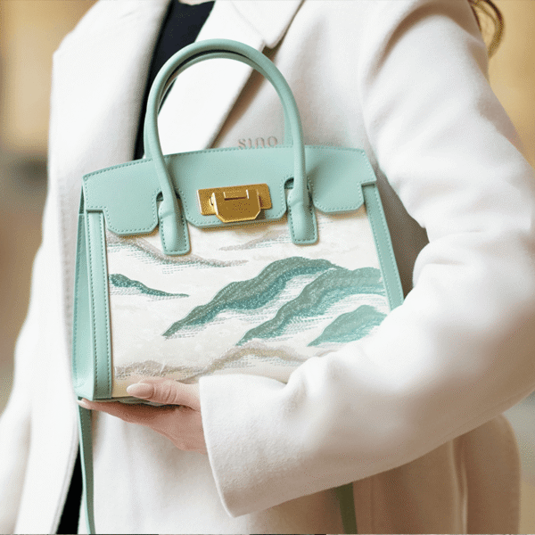 6_刺繍_レザー_エレガント_バーキン_ハンドバッグ_雲_山_P120659-1 6_Embroidery_Leather_Elegant_Birkin_Handbag_Cloud_Mountain_P120659-1