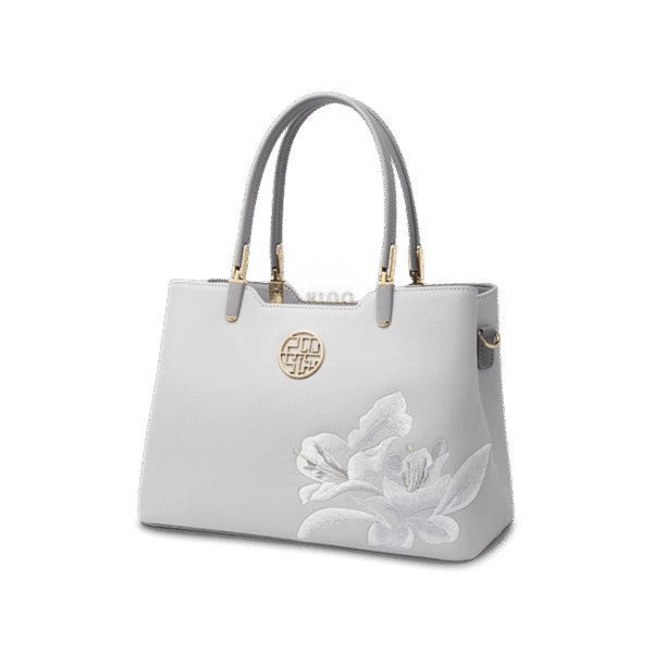 96_Embroidery_Leather_Grey_Tote_Bag_Azalea_Women_Handbag_P120321 96_Embroidery_Leather_Grey_Tote_Bag_Azalea_Women_Handbag_P120321