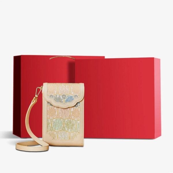 BrocadeJacquardLeatherIntricatePhoneBagWalletJD240043_23 BrocadeJacquardLeatherIntricatePhoneBagWalletJD240043_23
