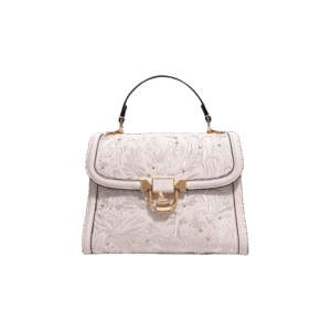 Embroidery Leather Handbag Dunhuang Culture Designer Bag