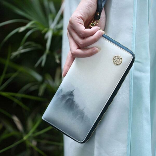 Cloud_Mountain_Green_Printed_Cowhide_Wallet_-_SinoCultural-2468340 Cloud_Mountain_Green_Printed_Cowhide_Wallet_-_SinoCultural-2468340