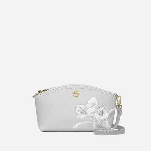 刺繍_レザー_グレー_椿_レディースハンドバッグ_財布_-_中文-2473214 Embroidery_Leather_Grey_Camellia_Women_Handbag_Wallet_-_SinoCultural-2473214