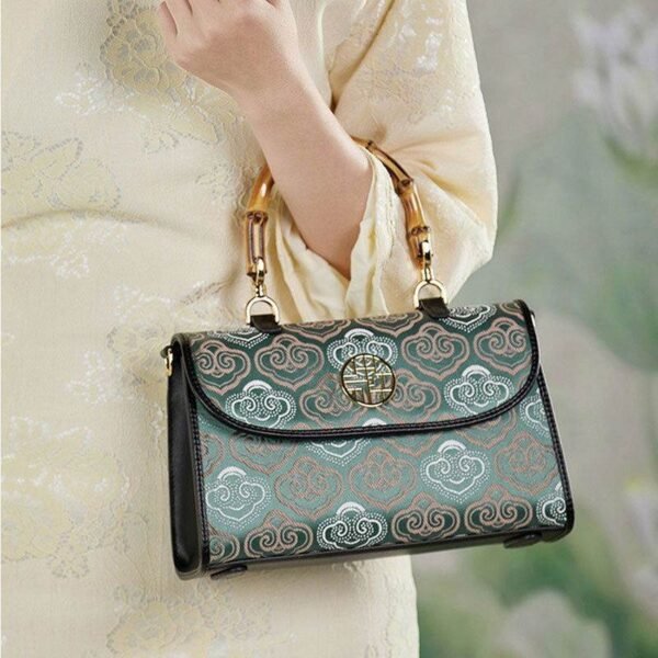 Embroidery_Leather_Handbag_Zhuang_Brocade_Bamboo_Handle_-_SinoCultural-2473501 Embroidery_Leather_Handbag_Zhuang_Brocade_Bamboo_Handle_-_SinoCultural-2473501