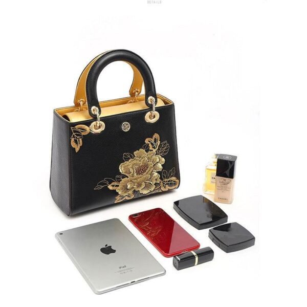 Embroidery_Leather_Lady_Luxury_Black_HandBag_Royal_Gold_Peony_-_SinoCultural-2473973 Embroidery_Leather_Lady_Luxury_Black_HandBag_Royal_Gold_Peony_-_SinoCultural-2473973