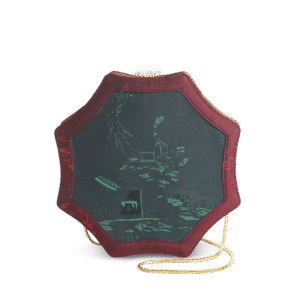 Ultra-Light Hexagonal Eco-Friendly Fabric Vintage Style Crossbody Bag 194g