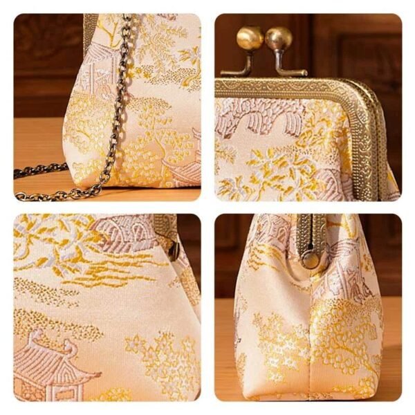 JacquardBrocadeRetroGoldMiniCoinPurseWalletJD570602Y_6 JacquardBrocadeRetroGoldMiniCoinPurseWalletJD570602Y_6