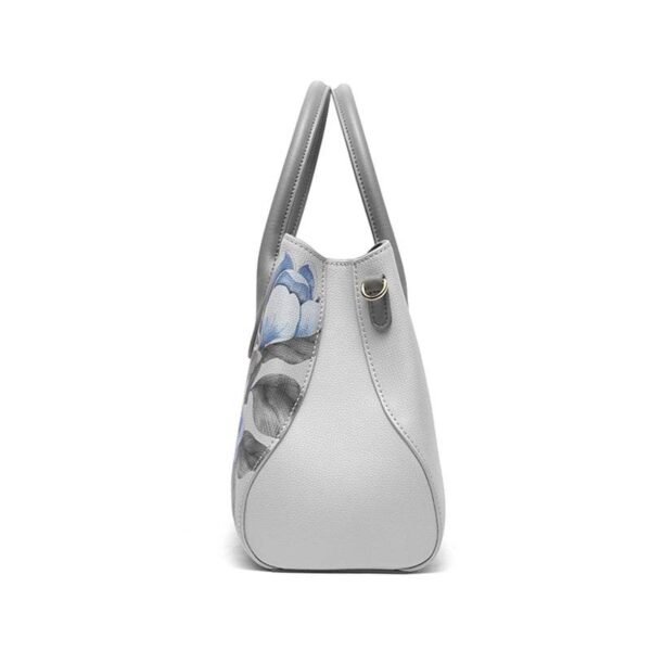 レザー_ガーデニア_フローラル_レディース_ハンドバッグ_中文2480991 Leather_Gardenia_Floral_Women_s_Handbag_-_SinoCultural-2480991