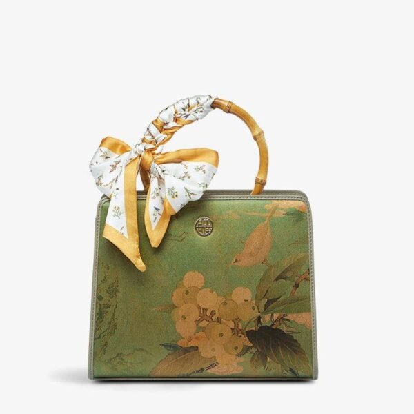 桑_シルク_バンブーハンドバッグ_スクエア_ハンドバッグ_-_中文_2481198 Mulberry_Silk_Bamboo_Handle_Square_Handbag_-_SinoCultural-2481198