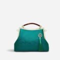 Mulberry_Silk_Green_Pine_Leaf_Vintage_Kiss_Lock_Clasp_Bag_-_SinoCultural-2481572