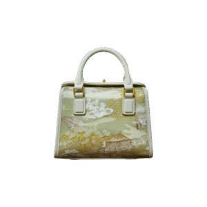 Chinese Painting Mulberry Silk Boston Bag Luxury Handbag