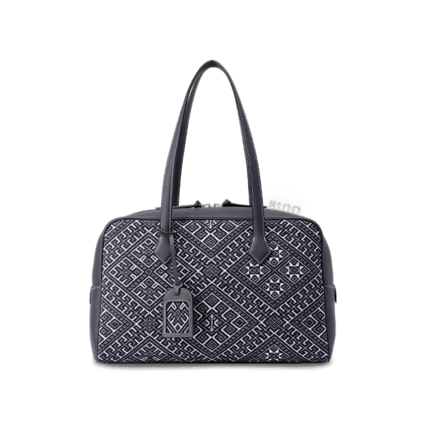 zhuang-brocade-flying-swallow-leather-handbag-front-view zhuang-brocade-flying-swallow-leather-handbag-front-view